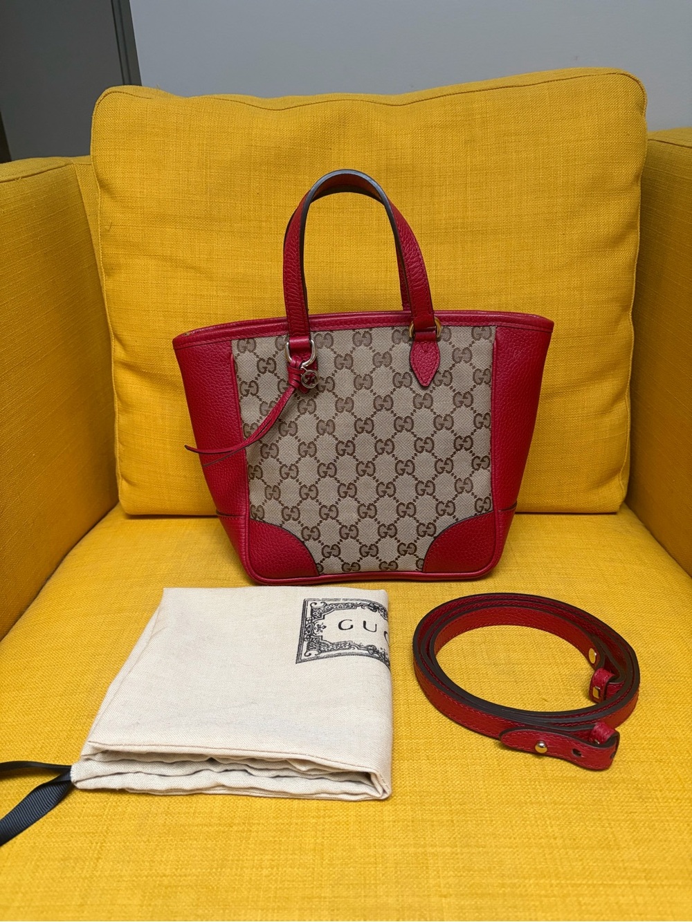 Gucci Small Bree Tote Crossbody Bag